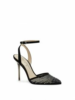 Camuto Shoes Pirrie High Heel In Mesh Sparkle
