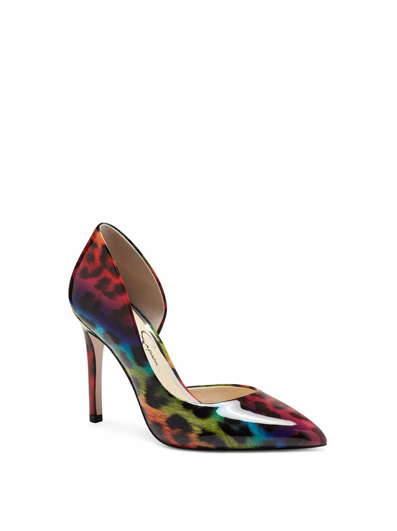Camuto Prizma D'Orsay Pump In Rainbow Leopard 4 Camuto Prizma D'Orsay Pump In Rainbow Leopard