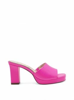 Camuto Elyzza High Heel Slide In Pink Shoes