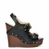 Camuto Shoes Tymina Wedge Platform Sandal In Black