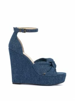 Camuto New Arrivals Tyssie Wedge Platform Sandal In Denim