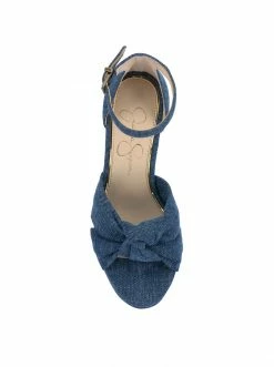Camuto New Arrivals Tyssie Wedge Platform Sandal In Denim