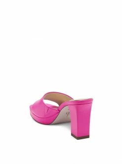 Camuto Elyzza High Heel Slide In Pink Shoes