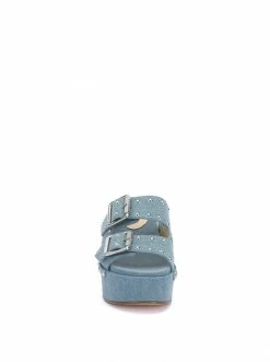 Camuto Cyriss Platform Wedge Sandal In Denim Shoes