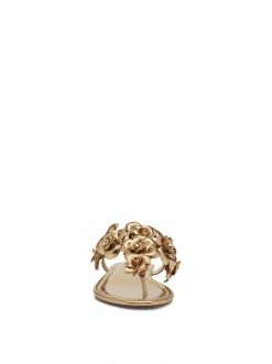 Camuto Ginima Flat Slide In Gold