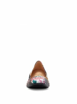 Camuto Shoes Sandaze Flat In Patchwork Multi