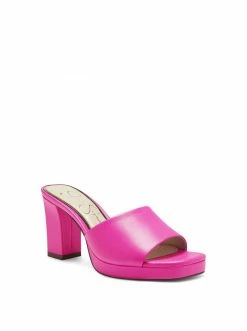 Camuto Elyzza High Heel Slide In Pink Shoes