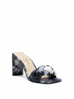 Camuto Sassia High Heel Slide In Tie-Dye