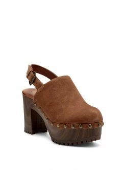 Camuto Tiarah Platform Clog In Tobacco