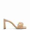 Camuto Sassia High Heel Slide In Buff