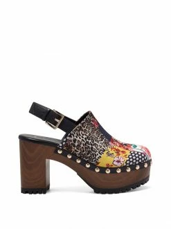 Camuto Tiarah Platform Clog In Patchwork
