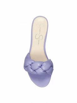 Camuto Ammiye Flat Slide In Purple Shoes