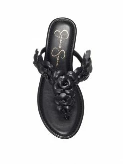 Camuto Ginima Flat Slide In Black Shoes