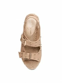 Camuto Shoes Tymina Wedge Platform Sandal In Almond
