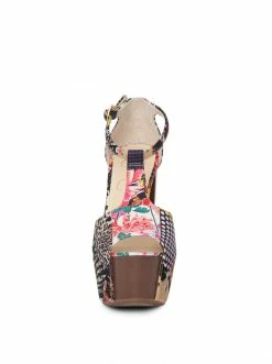 Camuto Dany T-Strap Platform Sandal In Patchwork Multi Shoes