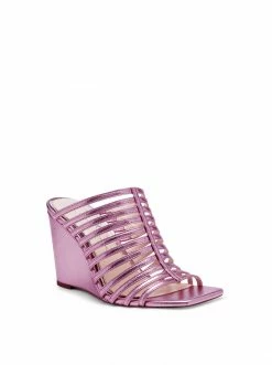 Camuto Shoes Arriya Wedge Slide In Pink