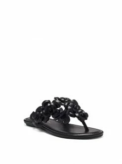 Camuto Ginima Flat Slide In Black Shoes