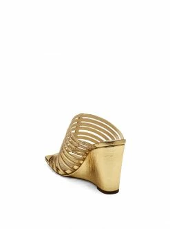 Camuto Arriya Wedge Slide In Gold