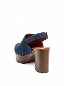 Camuto Shoes Tiarah Platform Clog In Navy
