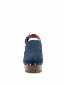 Camuto Shoes Tiarah Platform Clog In Navy