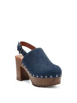 Camuto Shoes Tiarah Platform Clog In Navy