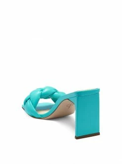 Camuto Sassia High Heel Slide In Aqua