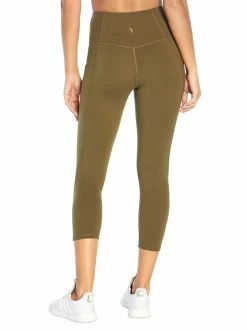 Rockfit Tummy Control Capri In Ivy Green