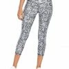 Rockfit Amber Capri In White Leopard Clothing