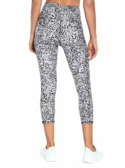 Rockfit Amber Capri In White Leopard Clothing
