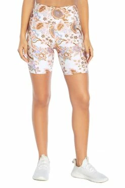 Rockfit Tummy Control Bermuda In Ballet Slipper Paisley Dream