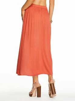 OJG Irina Skirt In Orange Rust