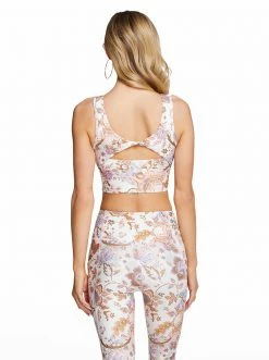 Rockfit Isabelle Long Bra In Ballet Slipper Paisley Dream