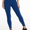 Rockfit Clothing Tummy Control Ankle Legging In Estate Blue