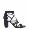 Camuto Shoes Stassey Sandal In Navy