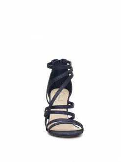 Camuto Shoes Stassey Sandal In Navy