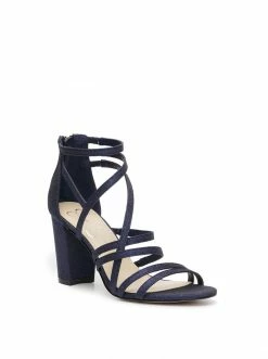 Camuto Shoes Stassey Sandal In Navy