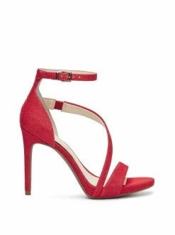 Camuto Shoes Rayli High Heel Sandal In Red