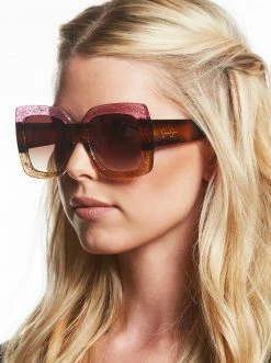 CIO Ombre Glitter In Pink & Orange EYEWEAR