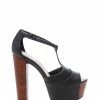 Camuto Best Sellers Dany T-Strap Platform Sandal In Black