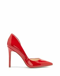 Camuto Shoes Prizma D'Orsay Pump In Red Patent