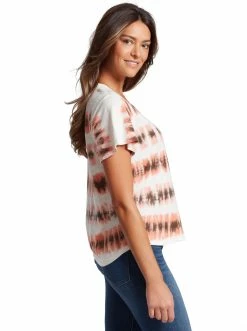 OJG Carly Tee In Kalamata Tie Dye Clothing