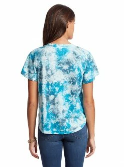 OJG Clothing Carly Tee In Turkish Tile Tie Dye