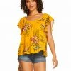 OJG Lauryn Top In Tropical Oasis Clothing