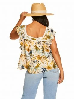 OJG Lauryn Top In Bay Breeze Clothing
