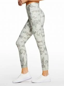 Rockfit Tummy Control Capri In Thyme Ripple Tie Dye Clothing