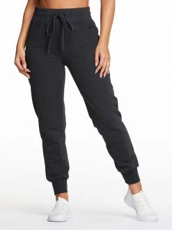 Rockfit Clothing Taylor Jogger In Heather Black
