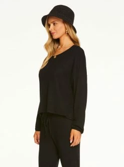 Rockfit Sage Top In Black Loungewear