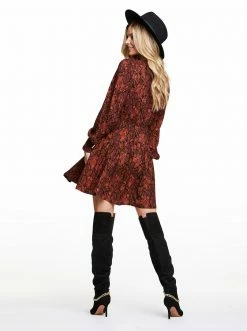 OJG Alora Dress In Mystic Snake Clothing