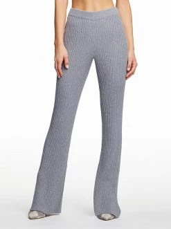 OJG Clothing Aminah Sweater Pant In Light Heather Grey