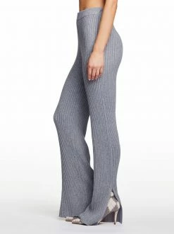 OJG Clothing Aminah Sweater Pant In Light Heather Grey